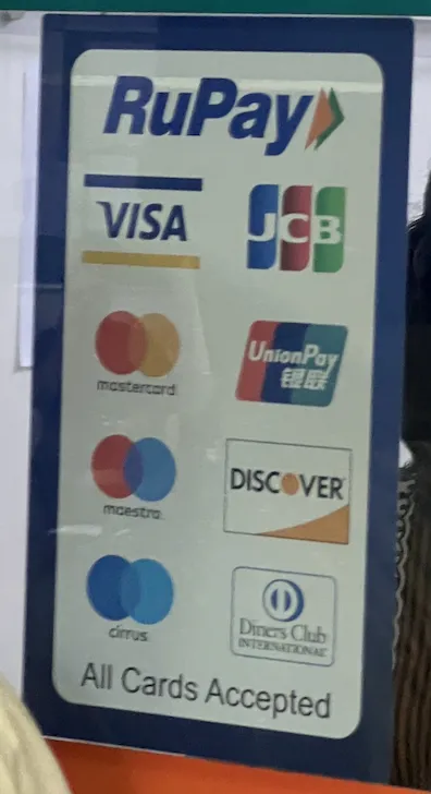 atms in india card type accepted