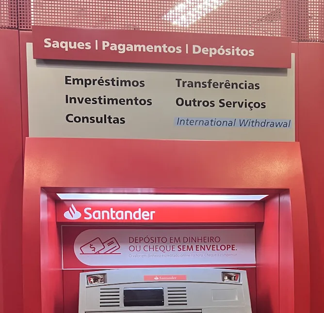 international card accepted at atm brazil